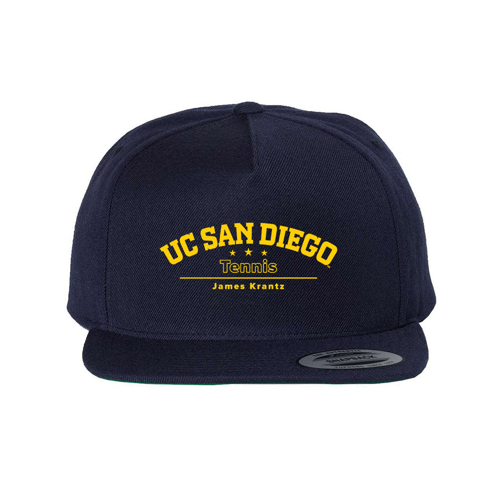 UCSD - NCAA Men's Tennis : James Krantz - Snapback Hat