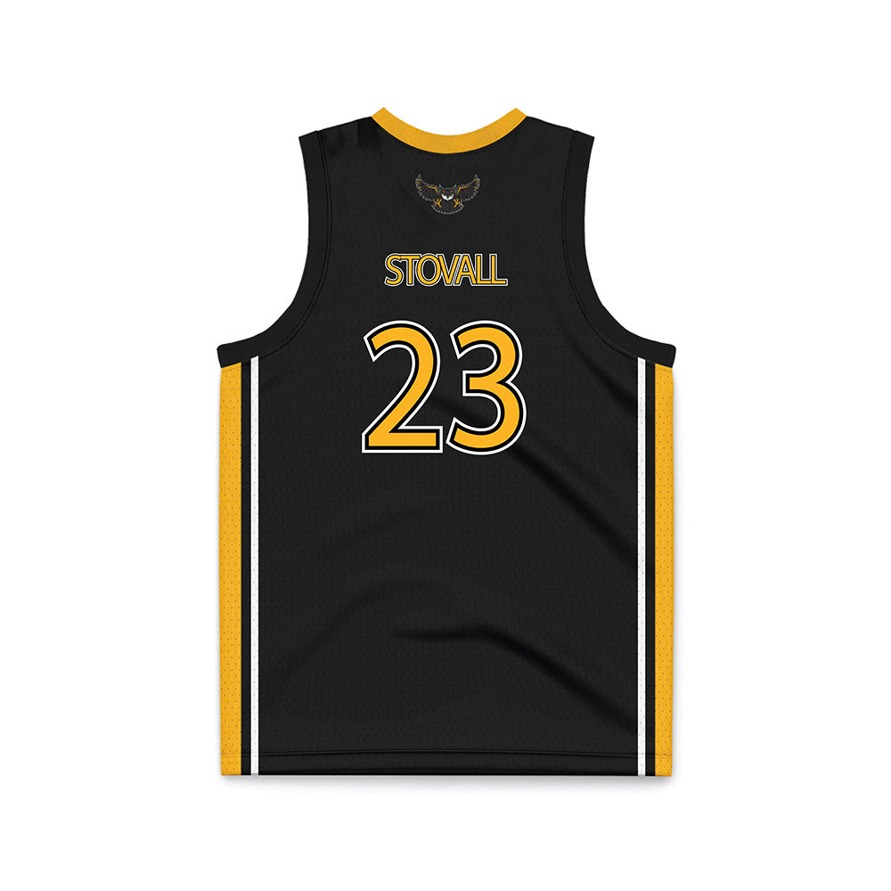 Kennesaw - NCAA Women's Basketball : TaTianna Stovall - Black Basketball Jersey-1