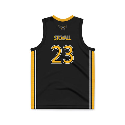 Kennesaw - NCAA Women's Basketball : TaTianna Stovall - Black Basketball Jersey-1