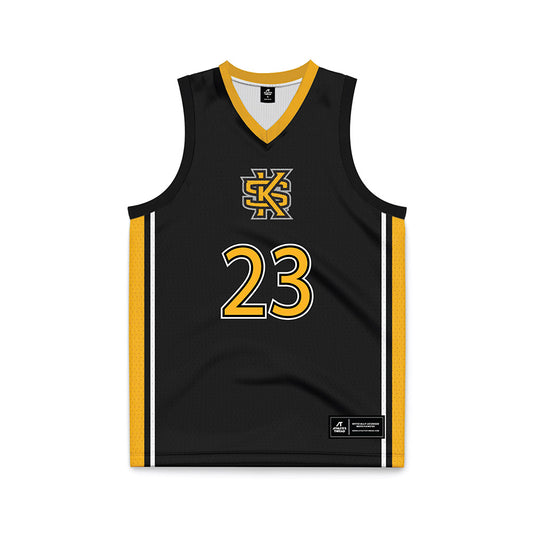 Kennesaw - NCAA Women's Basketball : TaTianna Stovall - Black Basketball Jersey-0
