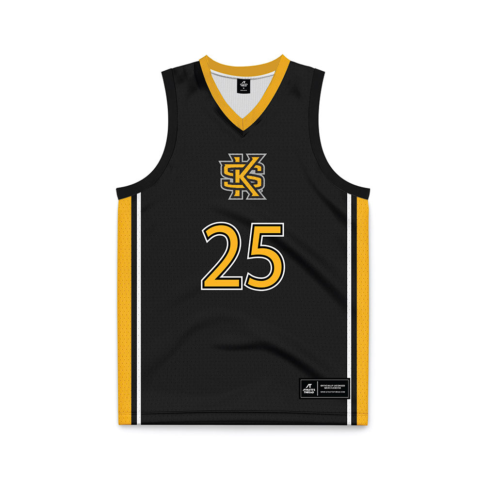Kennesaw - NCAA Women's Basketball : Madyson Elliott - Black Basketball Jersey-0