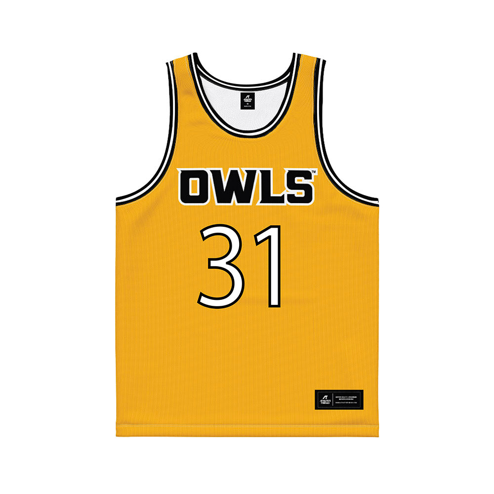  - NCAA Men's Basketball : Charles Stone - Gold Basketball Jersey-0