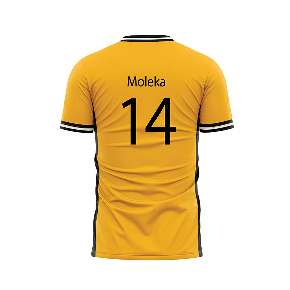 Kennesaw - NCAA Women's Soccer : Naomi Moleka - Gold Soccer Jersey-1