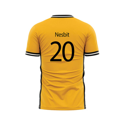Kennesaw - NCAA Women's Soccer : Alana Nesbit - Gold Soccer Jersey-1
