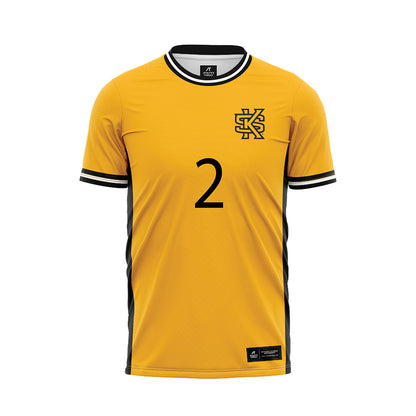 Kennesaw - NCAA Women's Soccer : Ava Bradford - Gold Soccer Jersey-0