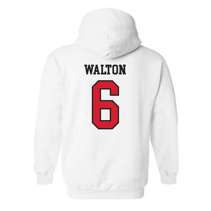 Arkansas State - NCAA Baseball : Lane Walton - Sports Shersey Hooded Sweatshirt-1