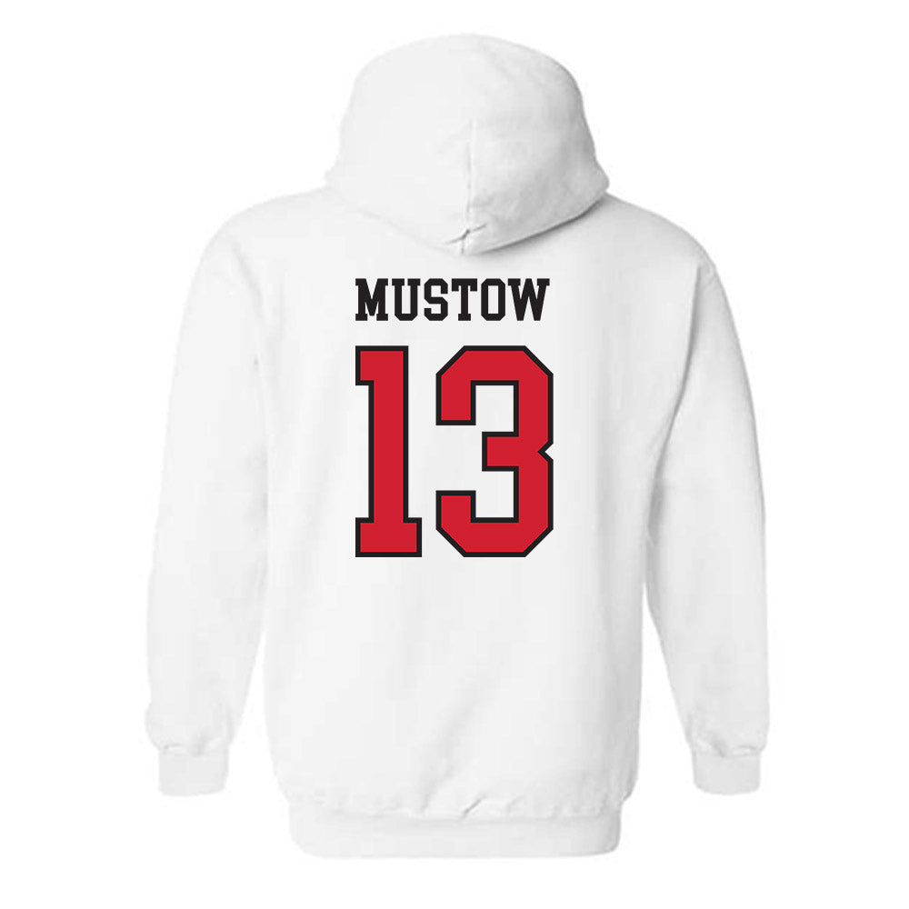 Arkansas State - NCAA Baseball : Adam Mustow - Sports Shersey Hooded Sweatshirt-1