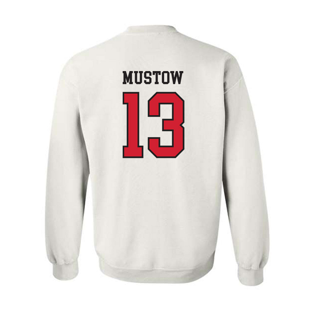 Arkansas State - NCAA Baseball : Adam Mustow - Sports Shersey Crewneck Sweatshirt-3