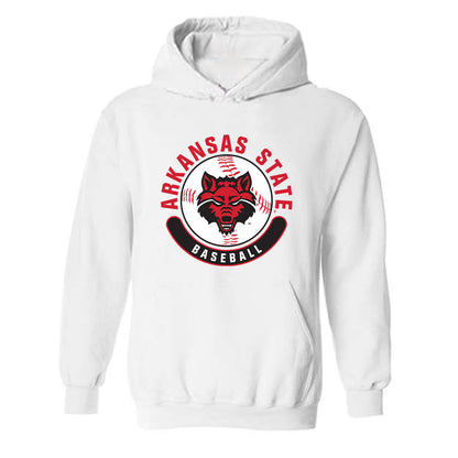 Arkansas State - NCAA Baseball : Lane Walton - Sports Shersey Hooded Sweatshirt-0