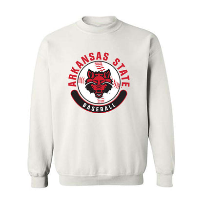 Arkansas State - NCAA Baseball : Cross Jumper - Sports Shersey Crewneck Sweatshirt