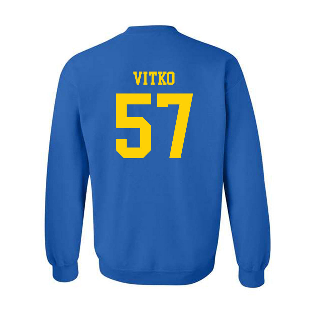 Delaware - NCAA Football : Noah Vitko - Fashion Shersey Crewneck Sweatshirt