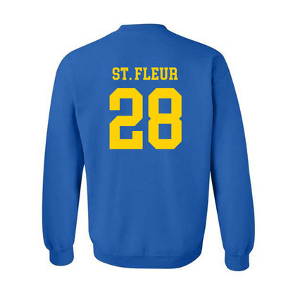 Delaware - NCAA Football : Saeed St. Fleur - Fashion Shersey Crewneck Sweatshirt