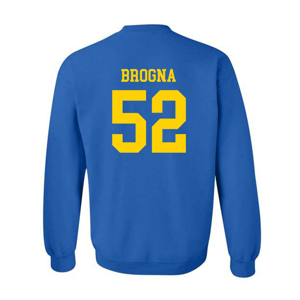 Delaware - NCAA Football : Dom Brogna - Fashion Shersey Crewneck Sweatshirt
