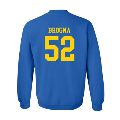 Delaware - NCAA Football : Dom Brogna - Fashion Shersey Crewneck Sweatshirt