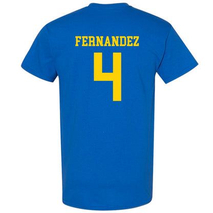 Delaware - NCAA Men's Basketball : Justyn Fernandez - Fashion Shersey T-Shirt-1