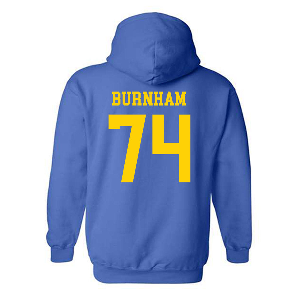 Delaware - NCAA Football : Tyler Burnham - Fashion Shersey Hooded Sweatshirt