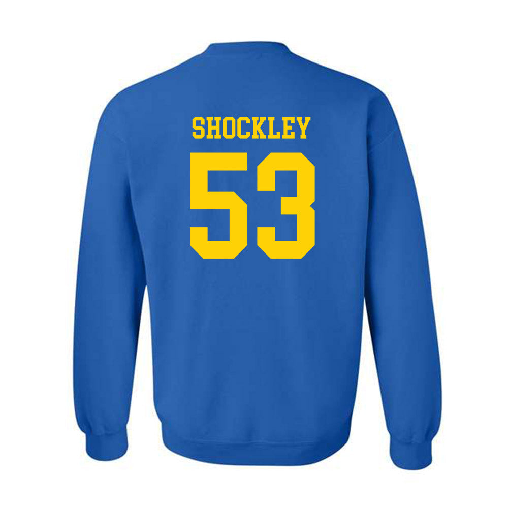 Delaware - NCAA Football : Carson Shockley - Fashion Shersey Crewneck Sweatshirt-1