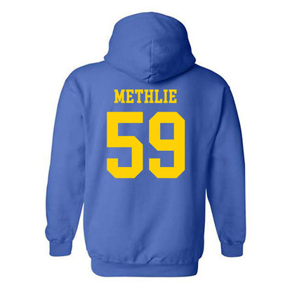 Delaware - NCAA Football : Patrick Methlie - Fashion Shersey Hooded Sweatshirt-1