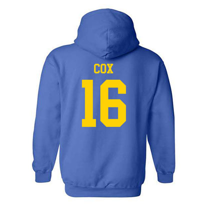 Delaware - NCAA Football : Kshawn Cox - Fashion Shersey Hooded Sweatshirt