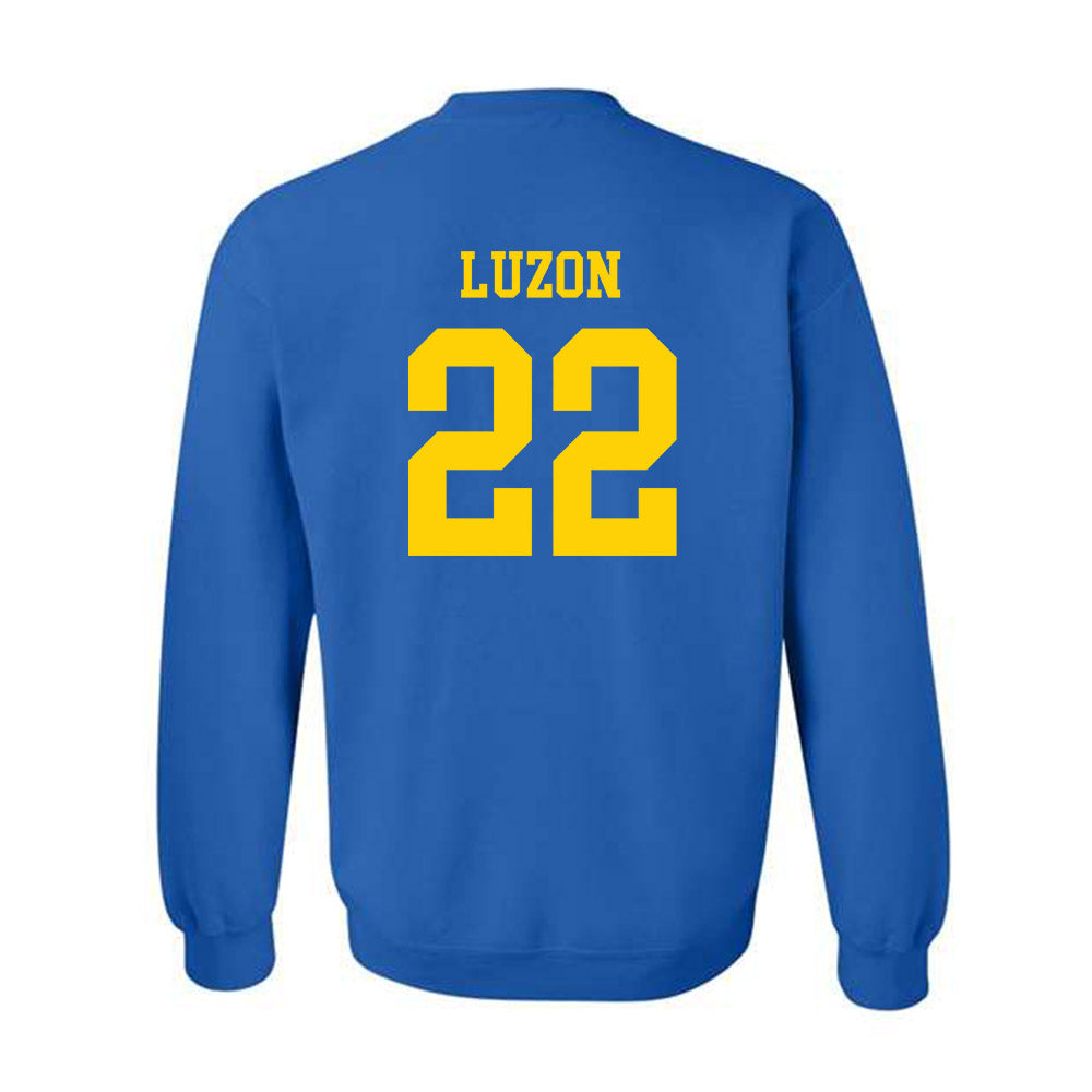 Delaware - NCAA Softball : Kristen Luzon - Fashion Shersey Crewneck Sweatshirt