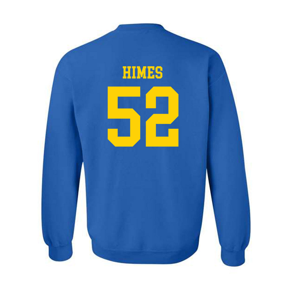 Delaware - NCAA Men's Lacrosse : Aidan Himes - Fashion Shersey Crewneck Sweatshirt-1