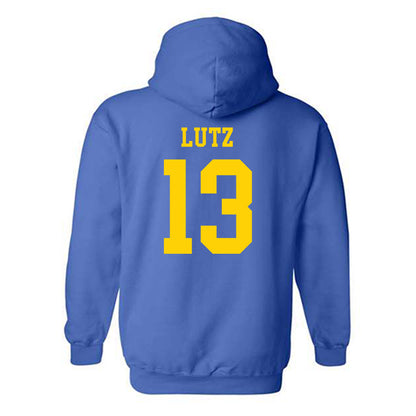 Delaware - NCAA Football : Philip Lutz - Fashion Shersey Hooded Sweatshirt