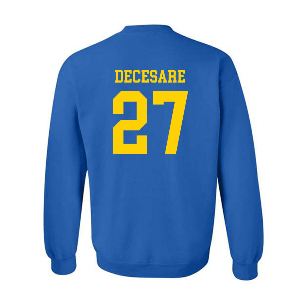 Delaware - NCAA Baseball : Anthony DeCesare - Fashion Shersey Crewneck Sweatshirt-1