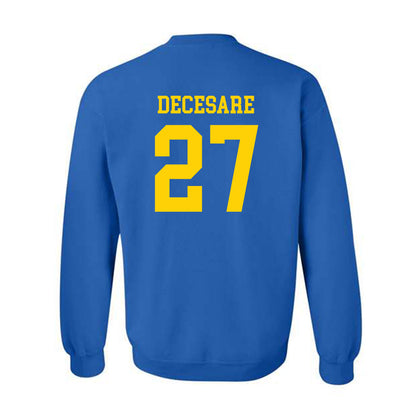 Delaware - NCAA Baseball : Anthony DeCesare - Fashion Shersey Crewneck Sweatshirt-1