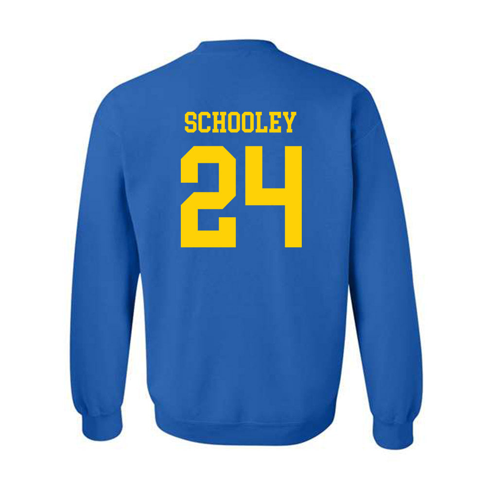 Delaware - NCAA Ice Hockey : Taylor Schooley - Fashion Shersey Crewneck Sweatshirt-1
