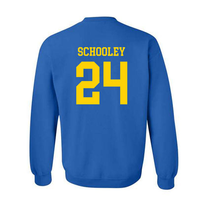 Delaware - NCAA Ice Hockey : Taylor Schooley - Fashion Shersey Crewneck Sweatshirt-1