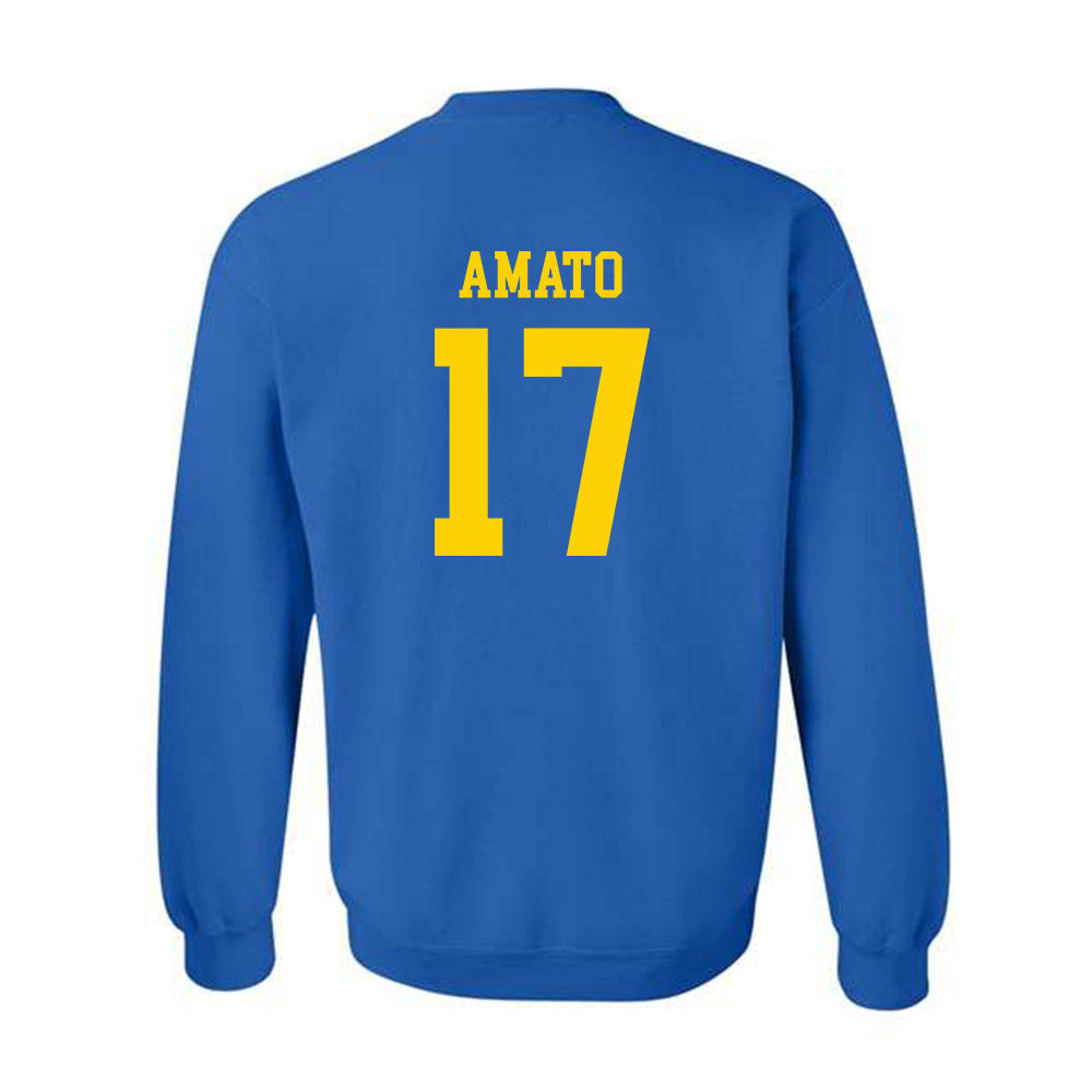 Delaware - NCAA Baseball : Andrew Amato - Fashion Shersey Crewneck Sweatshirt
