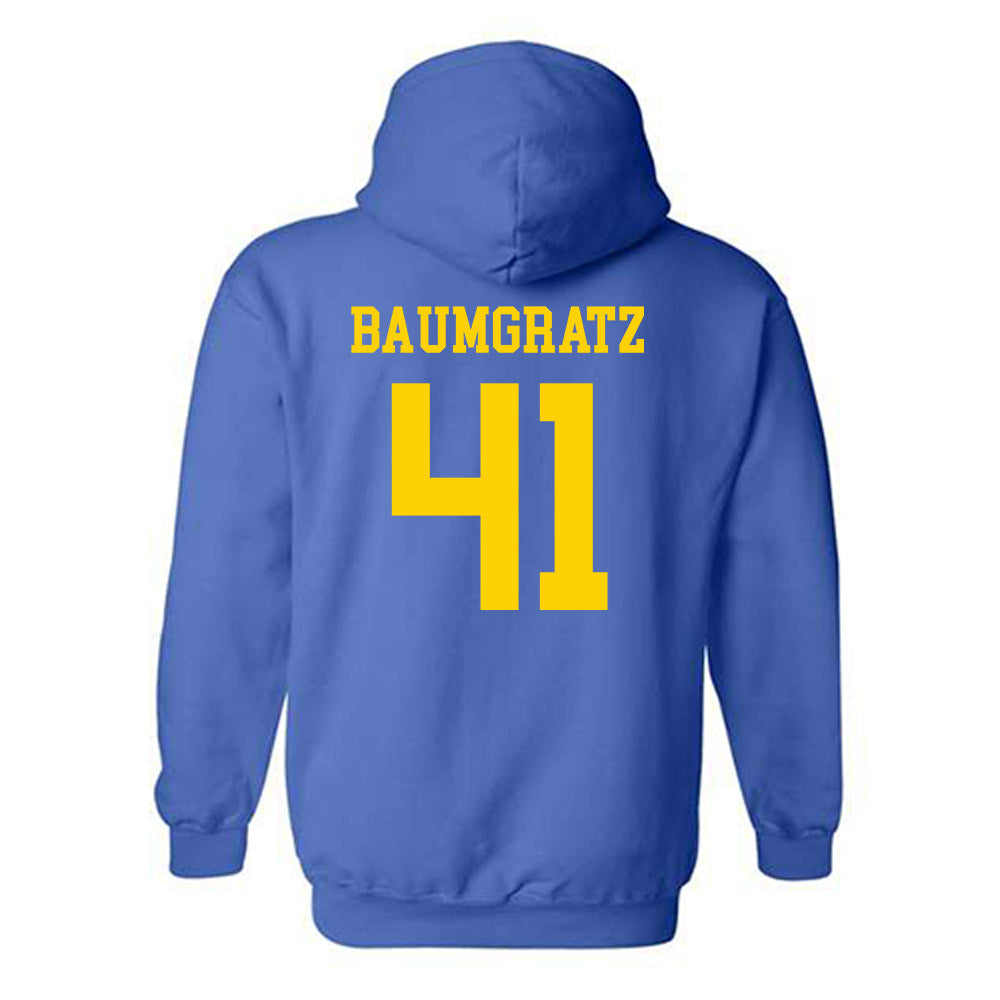 Delaware - NCAA Women's Lacrosse : Molly Baumgratz - Fashion Shersey Hooded Sweatshirt-1