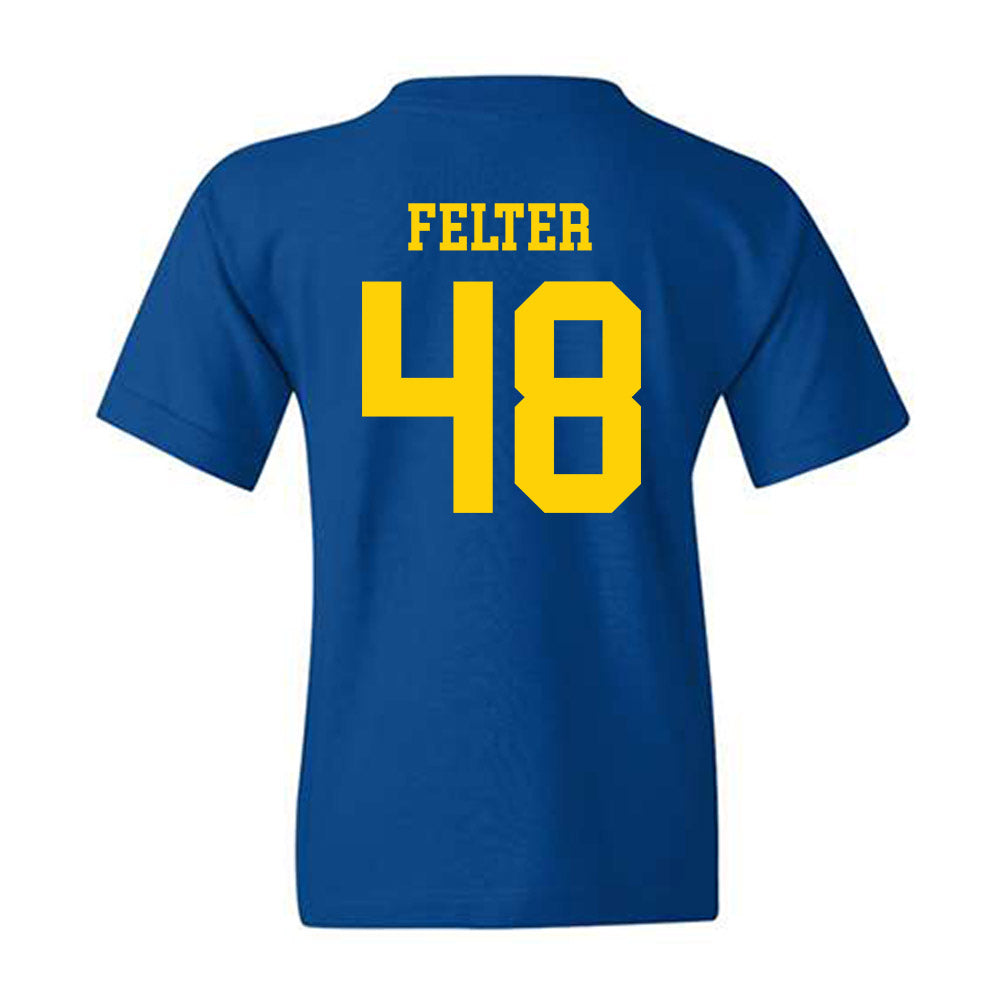Delaware - NCAA Men's Lacrosse : Casey Felter - Fashion Shersey Youth T-Shirt-1