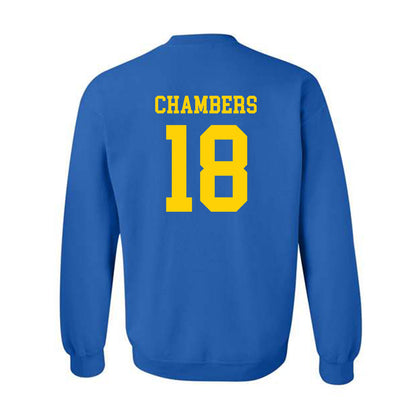 Delaware - NCAA Softball : Morgan Chambers - Fashion Shersey Crewneck Sweatshirt-1