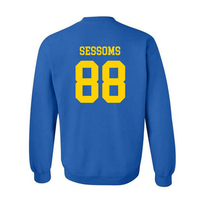 Delaware - NCAA Football : Elijah Sessoms - Fashion Shersey Crewneck Sweatshirt