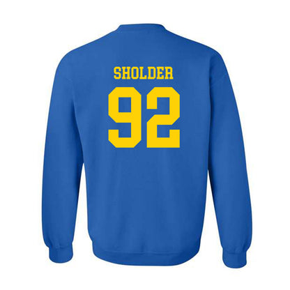 Delaware - NCAA Football : Sky Sholder - Fashion Shersey Crewneck Sweatshirt
