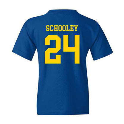 Delaware - NCAA Ice Hockey : Taylor Schooley - Fashion Shersey Youth T-Shirt-1