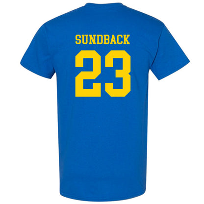 Delaware - NCAA Women's Basketball : Grace Sundback - Fashion Shersey T-Shirt-1