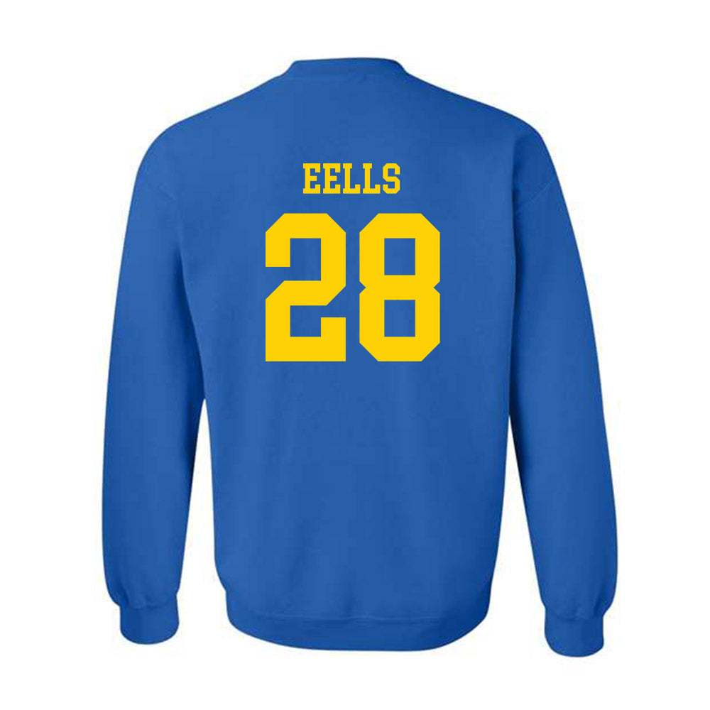 Delaware - NCAA Men's Lacrosse : Sean Eells - Fashion Shersey Crewneck Sweatshirt-1