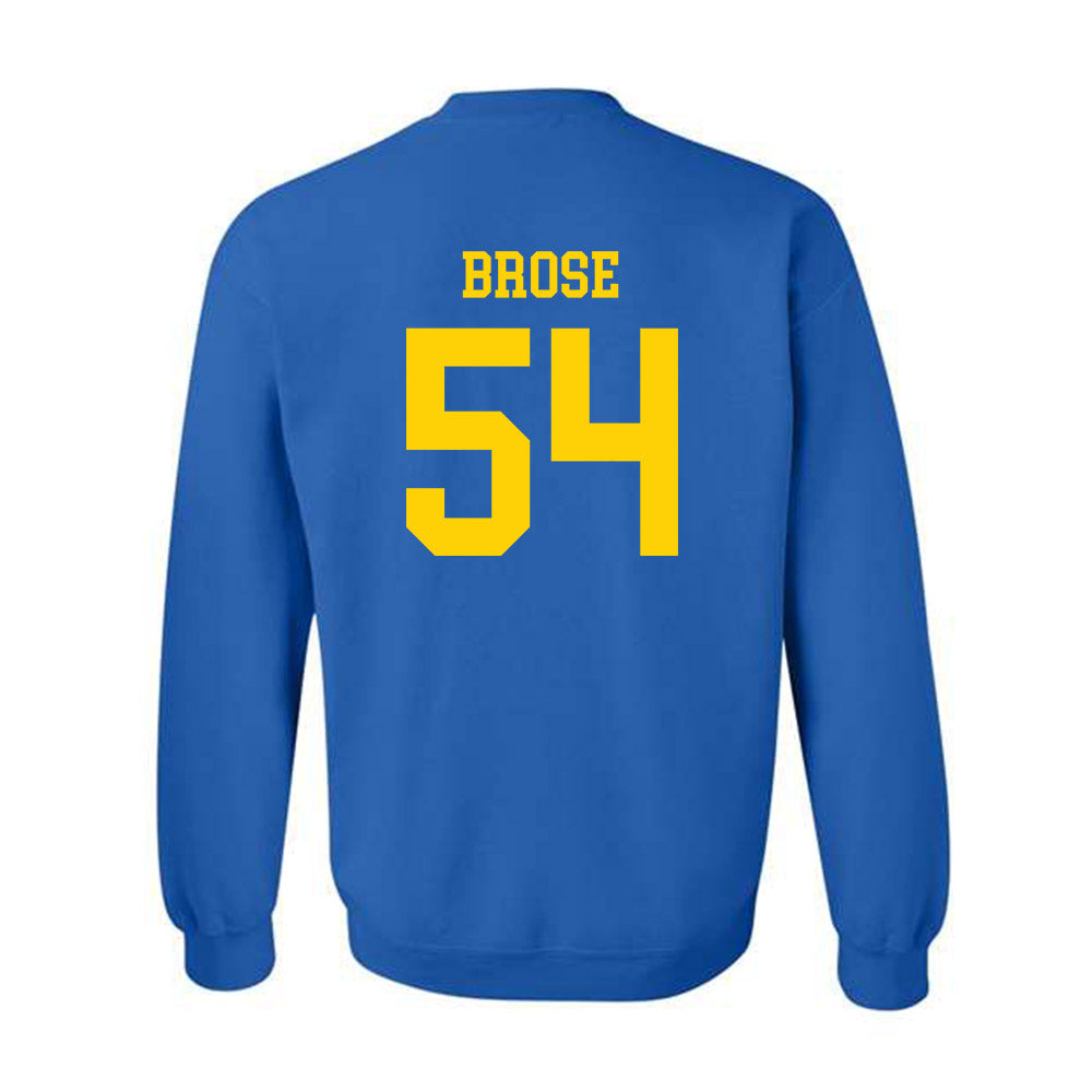 Delaware - NCAA Football : Fintan Brose - Fashion Shersey Crewneck Sweatshirt