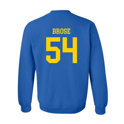 Delaware - NCAA Football : Fintan Brose - Fashion Shersey Crewneck Sweatshirt