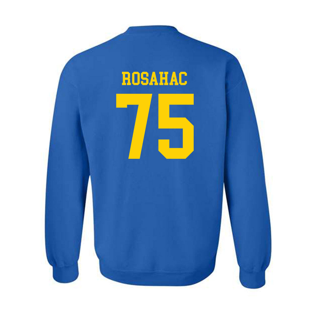 Delaware - NCAA Football : Noah Rosahac - Fashion Shersey Crewneck Sweatshirt-1
