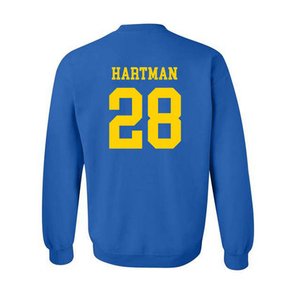 Delaware - NCAA Baseball : Tim Hartman - Fashion Shersey Crewneck Sweatshirt-1