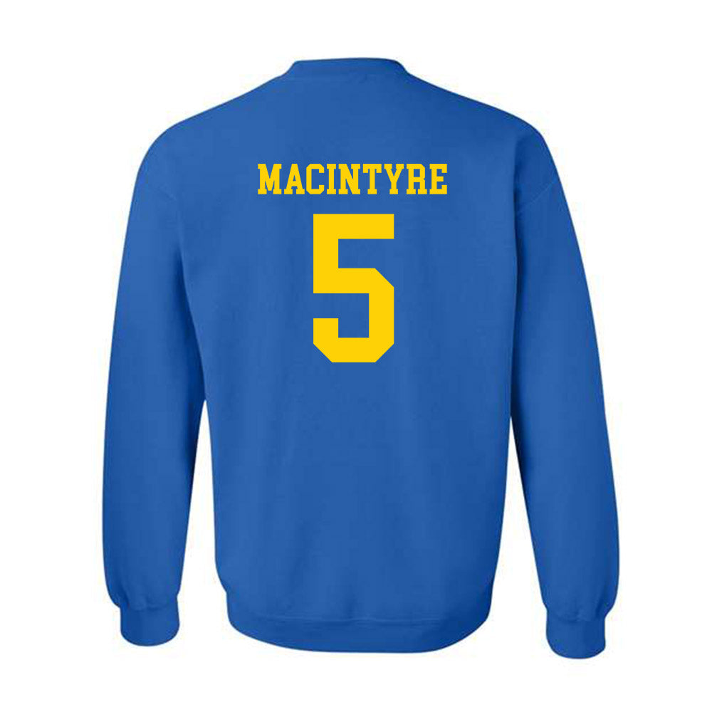 Delaware - NCAA Ice Hockey : Emma MacIntyre - Fashion Shersey Crewneck Sweatshirt-1