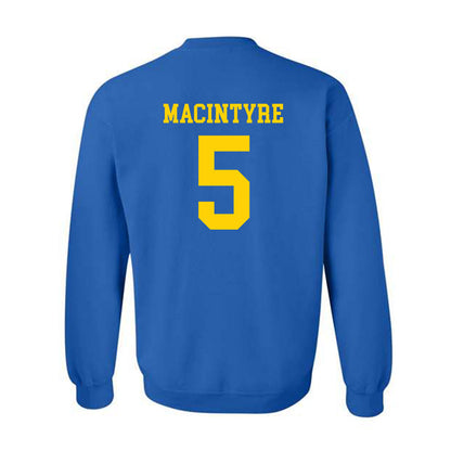Delaware - NCAA Ice Hockey : Emma MacIntyre - Fashion Shersey Crewneck Sweatshirt-1