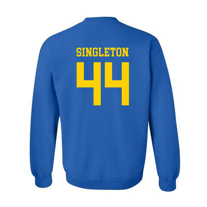 Delaware - NCAA Football : Kaeden Singleton - Fashion Shersey Crewneck Sweatshirt-1