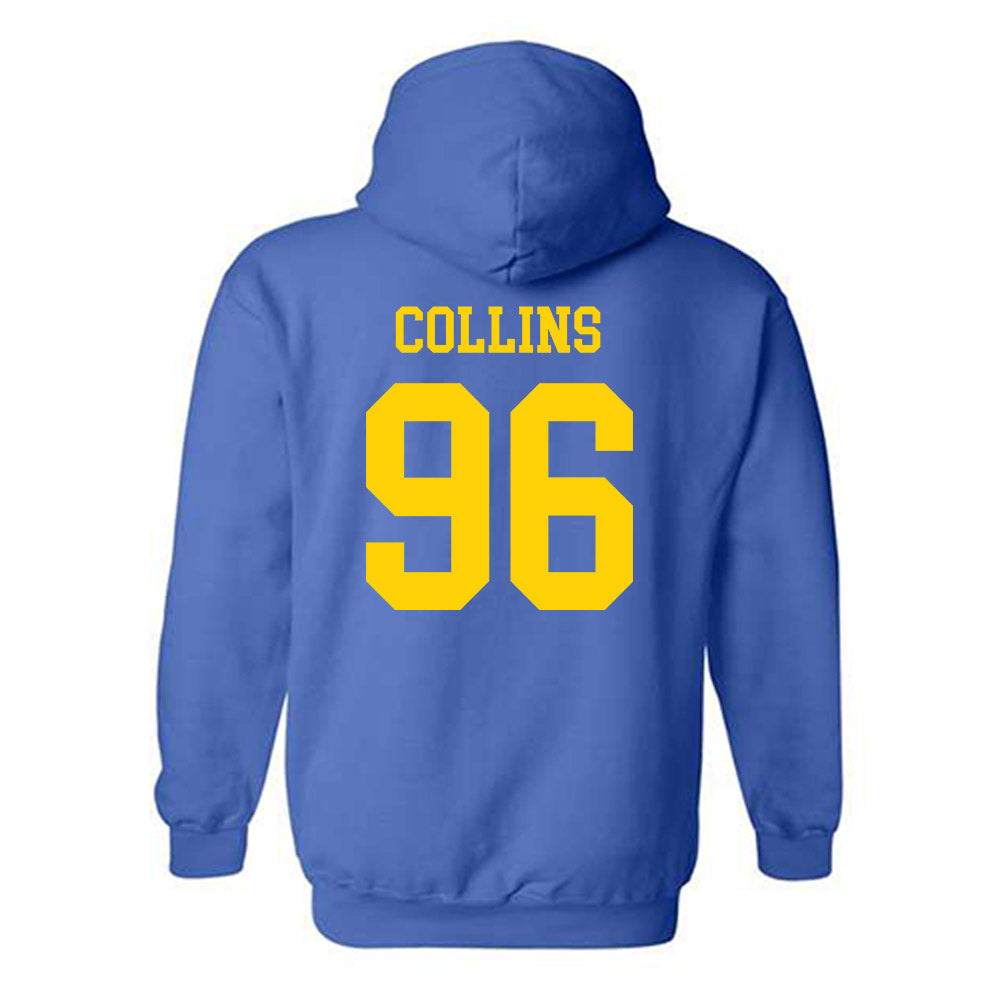 Delaware - NCAA Football : James Collins - Fashion Shersey Hooded Sweatshirt