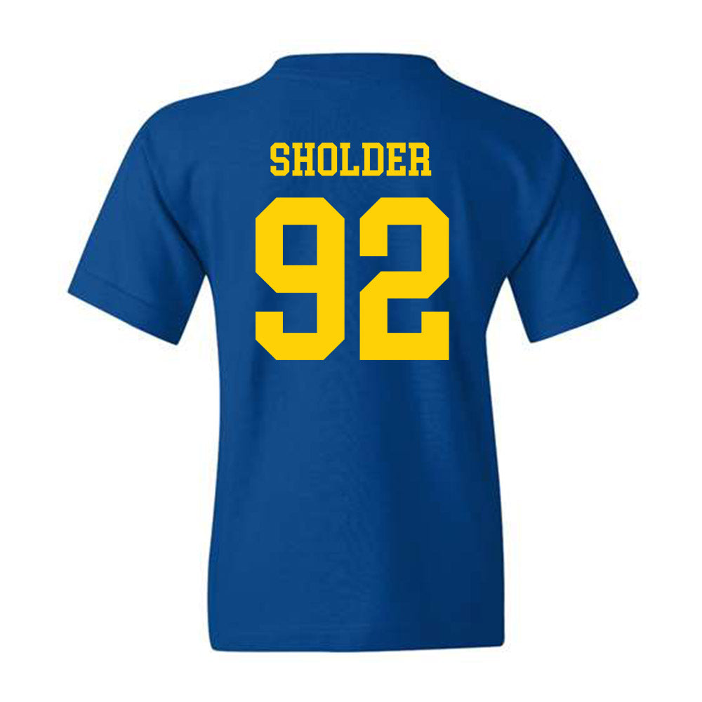Delaware - NCAA Football : Sky Sholder - Fashion Shersey Youth T-Shirt