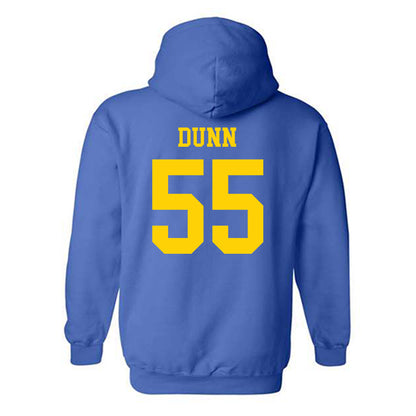 Delaware - NCAA Men's Lacrosse : Greyson Dunn - Fashion Shersey Hooded Sweatshirt-1