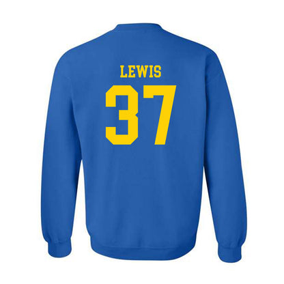 Delaware - NCAA Baseball : Evan Lewis - Fashion Shersey Crewneck Sweatshirt